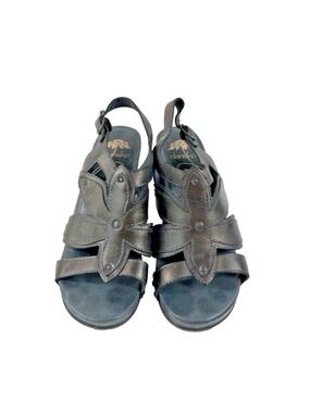 DANSKO Shoe 37 US 7 BLACK Heel Flower Cut Out Studded Leather Gorgeous